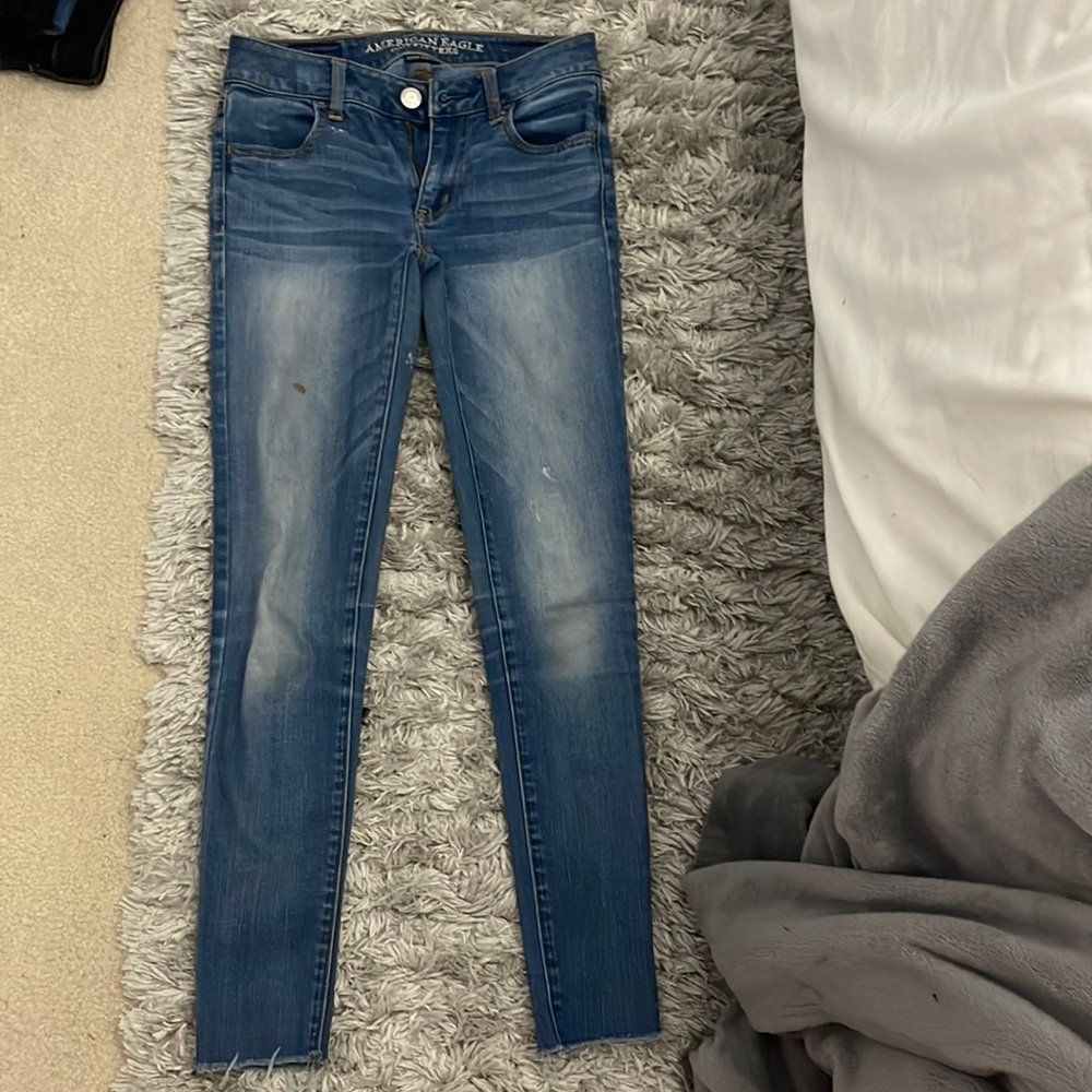 American Eagle Low Rise Super Stretch Skinny Jeans